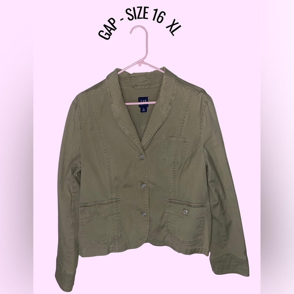 GAP Olive Green Women's Jacket | SIZE 16 XL